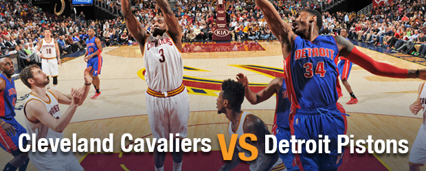 Cleveland Cavaliers at Detroit Pistons